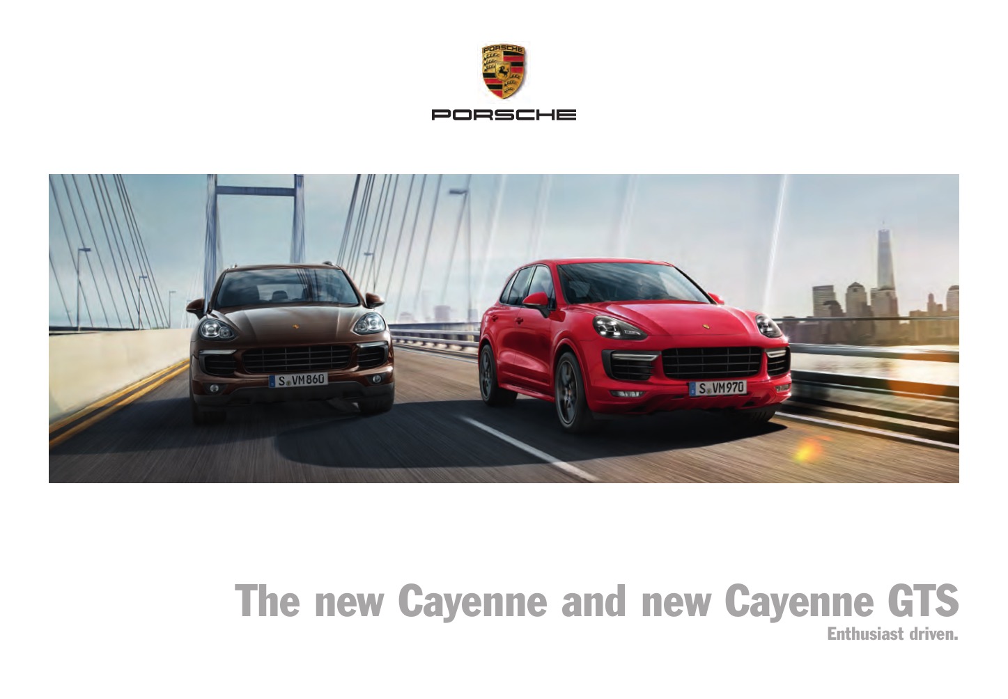 2015 Porsche Cayenne GTS Brochure Page 1